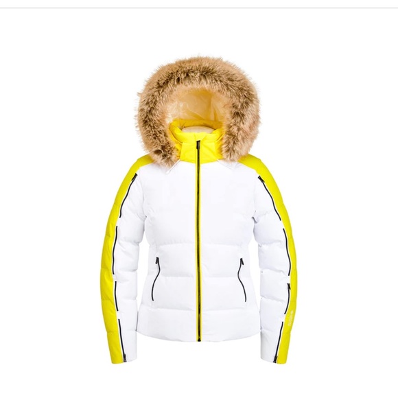Spyder Jackets & Coats Spyder Yellow Ski Jacket Poshmark
